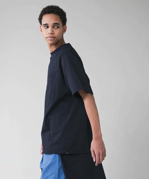 EKAL(エカル)の「『吸水速乾/UVカット』DRY OUT BALLOON FIT T-SHIRTS(Tシャツ/カットソー・メンズ・ブラック/ネイビー/グレー/ホワイト/パープル系その他/ブラウン・LARGE/MEDIUM)」の6枚目の写真