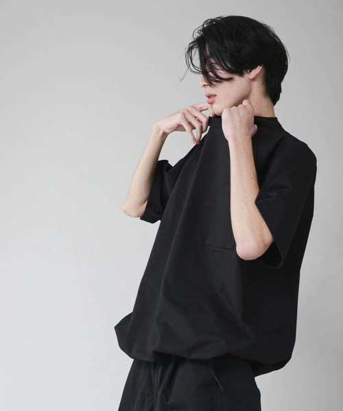 EKAL(エカル)の「『吸水速乾/UVカット』DRY OUT BALLOON FIT T-SHIRTS(Tシャツ/カットソー・メンズ・ブラック/ネイビー/グレー/ホワイト/パープル系その他/ブラウン・LARGE/MEDIUM)」の3枚目の写真