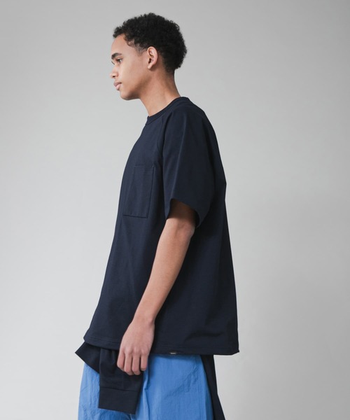 EKAL(エカル)の「『吸水速乾/UVカット』DRY OUT BALLOON FIT T-SHIRTS(Tシャツ/カットソー・メンズ・ブラック/ネイビー/グレー/ホワイト/パープル系その他/ブラウン・LARGE/MEDIUM)」の7枚目の写真
