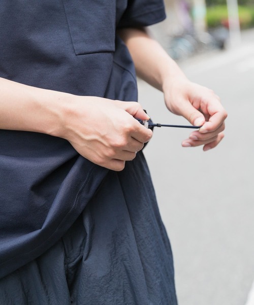 EKAL(エカル)の「『吸水速乾/UVカット』DRY OUT BALLOON FIT T-SHIRTS(Tシャツ/カットソー・メンズ・ブラック/ネイビー/グレー/ホワイト/パープル系その他/ブラウン・LARGE/MEDIUM)」の13枚目の写真