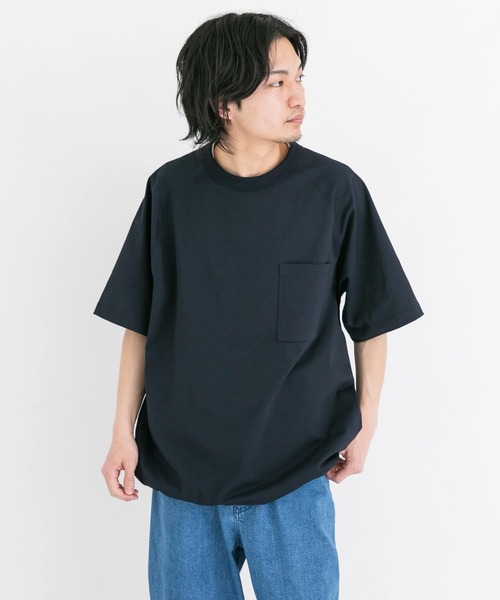 EKAL(エカル)の「『吸水速乾/UVカット』DRY OUT BALLOON FIT T-SHIRTS(Tシャツ/カットソー・メンズ・ブラック/ネイビー/グレー/ホワイト/パープル系その他/ブラウン・LARGE/MEDIUM)」の14枚目の写真