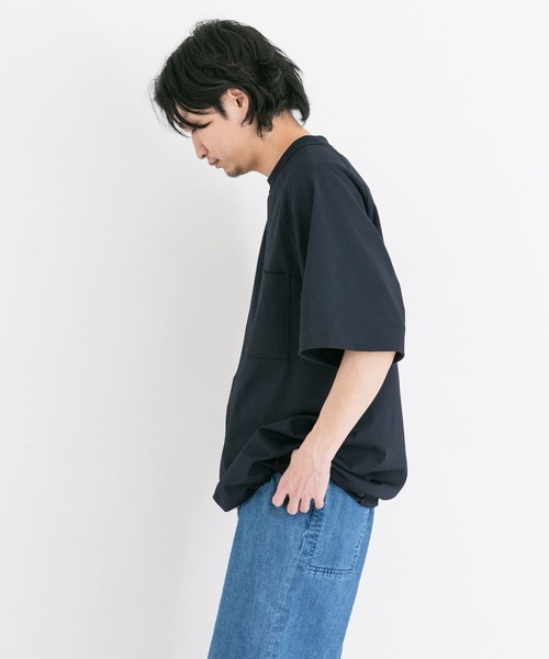 EKAL(エカル)の「『吸水速乾/UVカット』DRY OUT BALLOON FIT T-SHIRTS(Tシャツ/カットソー・メンズ・ブラック/ネイビー/グレー/ホワイト/パープル系その他/ブラウン・LARGE/MEDIUM)」の16枚目の写真