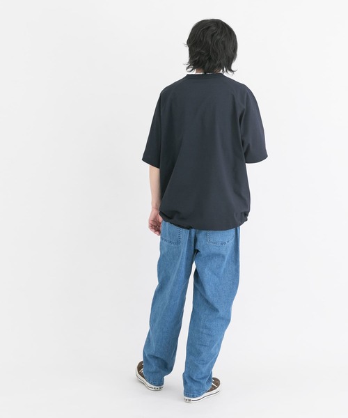 EKAL(エカル)の「『吸水速乾/UVカット』DRY OUT BALLOON FIT T-SHIRTS(Tシャツ/カットソー・メンズ・ブラック/ネイビー/グレー/ホワイト/パープル系その他/ブラウン・LARGE/MEDIUM)」の18枚目の写真
