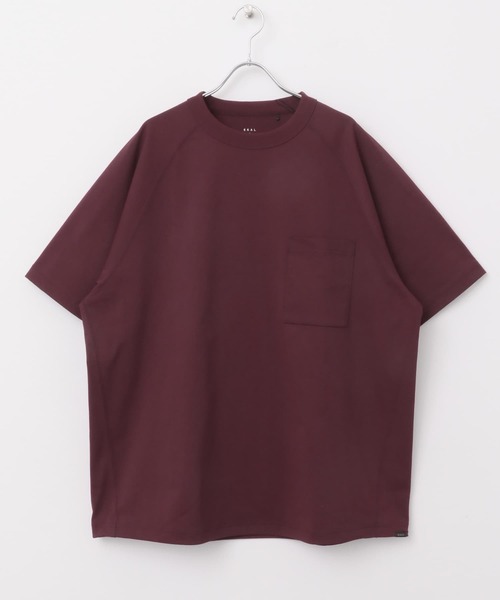 EKAL(エカル)の「『吸水速乾/UVカット』DRY OUT BALLOON FIT T-SHIRTS(Tシャツ/カットソー・メンズ・ブラック/ネイビー/グレー/ホワイト/パープル系その他/ブラウン・LARGE/MEDIUM)」の19枚目の写真
