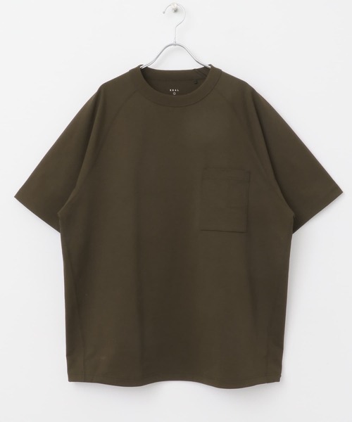 EKAL(エカル)の「『吸水速乾/UVカット』DRY OUT BALLOON FIT T-SHIRTS(Tシャツ/カットソー・メンズ・ブラック/ネイビー/グレー/ホワイト/パープル系その他/ブラウン・LARGE/MEDIUM)」の20枚目の写真