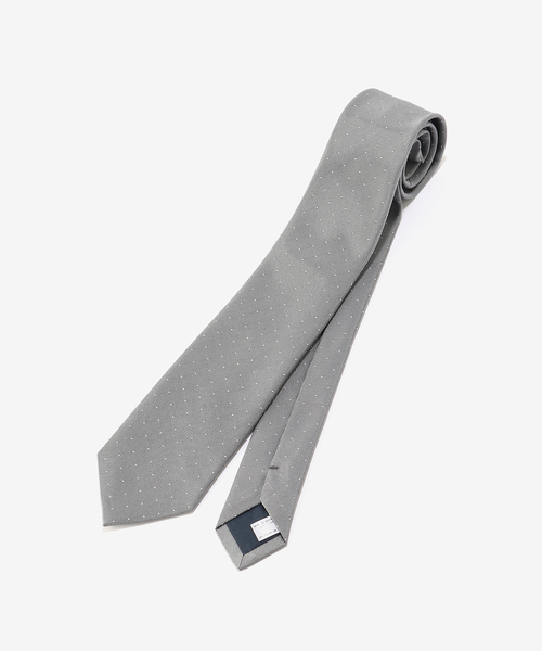 EDIFICE（エディフィス）の「AX*スモールドットタイ（ネクタイ・メンズ・シルバー・FREE）」の2枚目の写真
