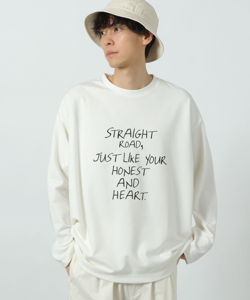 LAKOLE(ラコレ)の「ポンチプリントロゴT / 283524(Tシャツ/カットソー・メンズ・ブルー/ホワイト/サンドグレー/チャコール・MEDIUM/LARGE)」の2枚目の写真