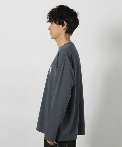 LAKOLE(ラコレ)の「ポンチプリントロゴT / 283524(Tシャツ/カットソー・メンズ・ブルー/ホワイト/サンドグレー/チャコール・MEDIUM/LARGE)」の10枚目の写真