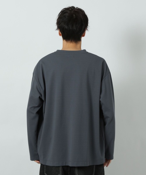 LAKOLE(ラコレ)の「ポンチプリントロゴT / 283524(Tシャツ/カットソー・メンズ・ブルー/ホワイト/サンドグレー/チャコール・MEDIUM/LARGE)」の11枚目の写真