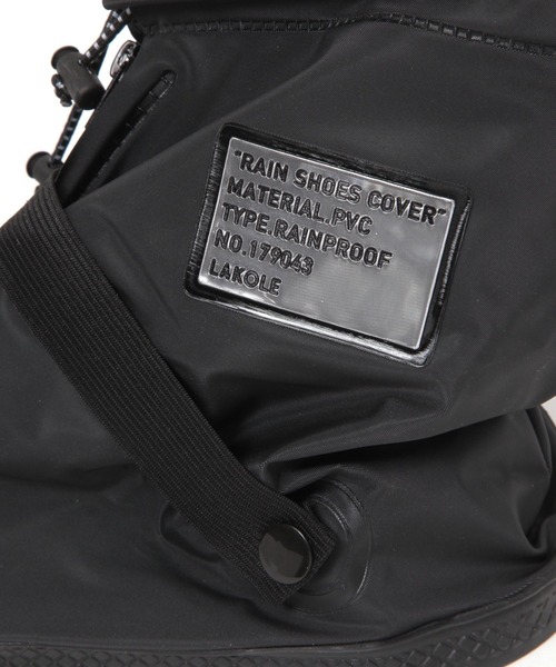 LAKOLE（ラコレ）の「レインZIPシューズカバー(SHORT) / 319541（レインシューズ・レディース・ブラック/その他3・MEDIUM/LARGE）」の7枚目の写真