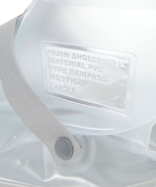 LAKOLE（ラコレ）の「レインZIPシューズカバー(SHORT) / 319541（レインシューズ・レディース・ブラック/その他3・MEDIUM/LARGE）」の12枚目の写真