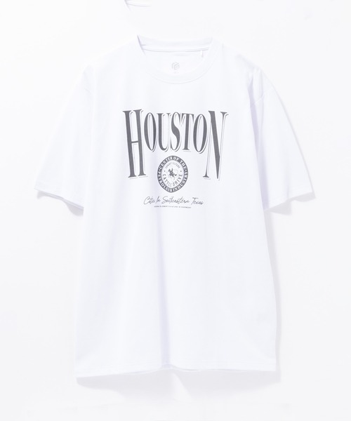 Mac-House（マックハウス）の「T-GRAPHICS カレッジロゴ半袖Ｔシャツ（Tシャツ/カットソー・メンズ・ネイビー/ホワイト/レッド/グリーン/ダークグリーン・S/M/L/XL）」の6枚目の写真