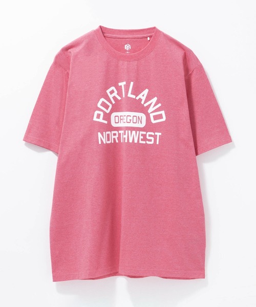 Mac-House（マックハウス）の「T-GRAPHICS カレッジロゴ半袖Ｔシャツ（Tシャツ/カットソー・メンズ・ネイビー/ホワイト/レッド/グリーン/ダークグリーン・S/M/L/XL）」の18枚目の写真