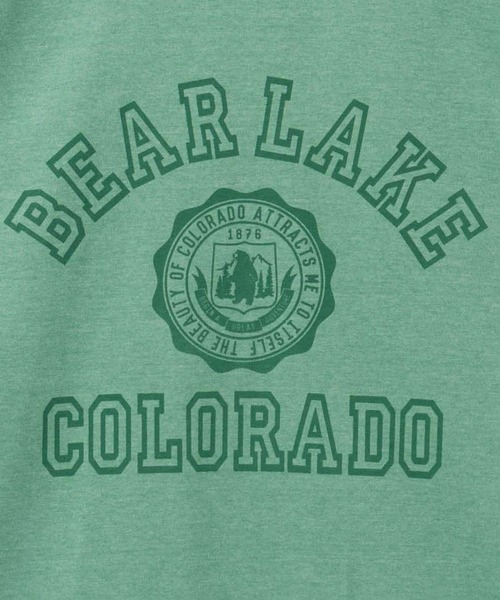 Mac-House（マックハウス）の「T-GRAPHICS カレッジロゴ半袖Ｔシャツ（Tシャツ/カットソー・メンズ・ネイビー/ホワイト/レッド/グリーン/ダークグリーン・S/M/L/XL）」の14枚目の写真