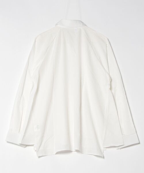 BLANC FICELLE(ブランフィセル)の「オーバーサイズ シャツ(シャツ/ブラウス・レディース・サックスブルー/ホワイト・S/M/L)」の3枚目の写真