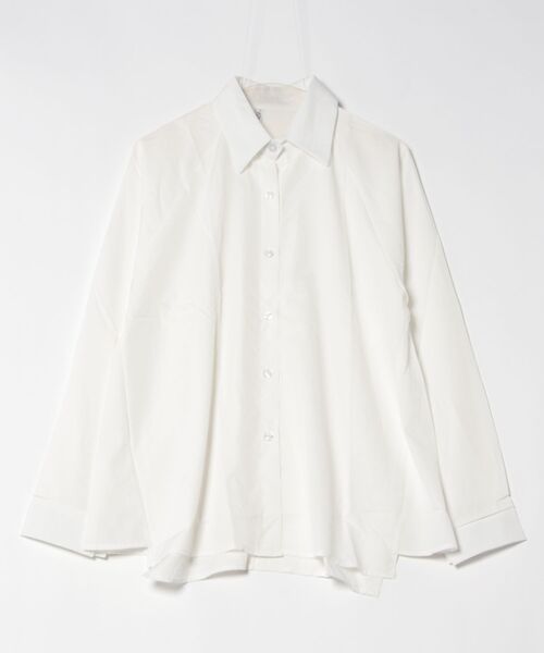 BLANC FICELLE(ブランフィセル)の「オーバーサイズ シャツ(シャツ/ブラウス・レディース・サックスブルー/ホワイト・S/M/L)」の13枚目の写真