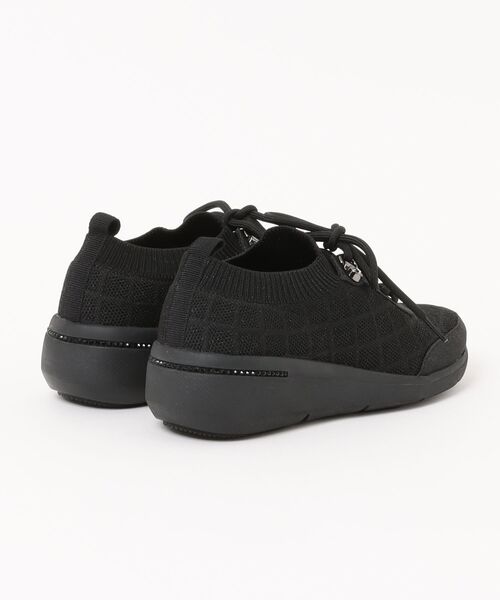 UnReef(アンリーフ)の「レースアップニットスニーカー(スニーカー・レディース・ブラック/ベージュ・22.5cm/23.5cm/24.5cm/23.0cm/24.0cm)」の3枚目の写真