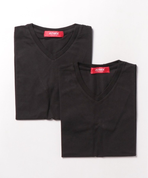 ARCHIVER(アーカイバ)の「【RS】【2SET】VネックTシャツ(Tシャツ/カットソー・レディース・ホワイト/ブラック・MEDIUM/LARGE)」の3枚目の写真