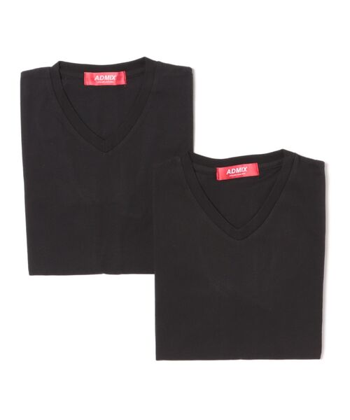 ARCHIVER(アーカイバ)の「【RS】【2SET】VネックTシャツ(Tシャツ/カットソー・レディース・ホワイト/ブラック・MEDIUM/LARGE)」の8枚目の写真