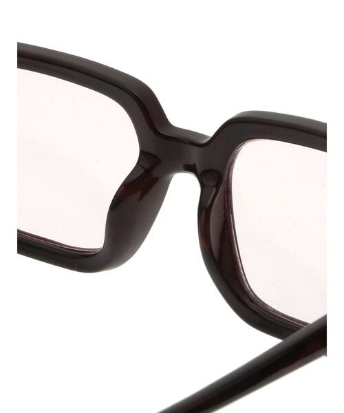 jouetie(ジュエティ)の「スクエアフレームカラーサングラス(サングラス・レディース・ブラック/ブラウン・FREE)」の7枚目の写真