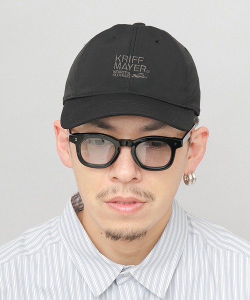 KRIFF MAYER（クリフメイヤー）の「撥水加工 ナイロン キャンプキャップ 吸汗速乾スベリ使用（キャップ・メンズ・ブラック・FREE）」の5枚目の写真