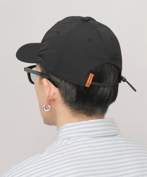 KRIFF MAYER（クリフメイヤー）の「撥水加工 ナイロン キャンプキャップ 吸汗速乾スベリ使用（キャップ・メンズ・ブラック・FREE）」の7枚目の写真