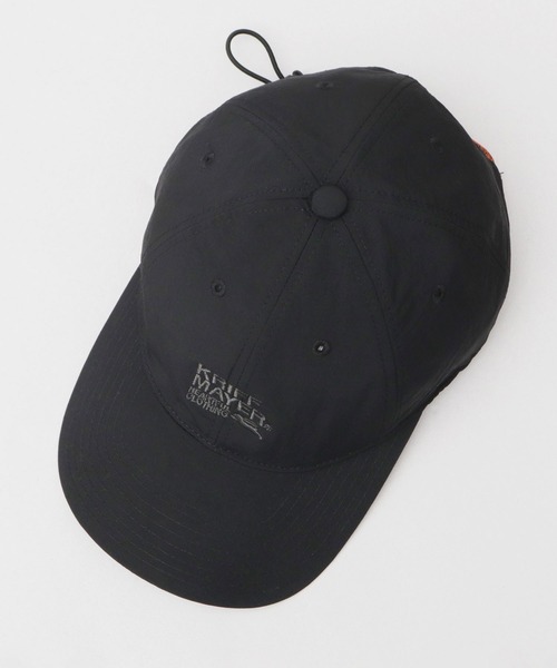KRIFF MAYER（クリフメイヤー）の「撥水加工 ナイロン キャンプキャップ 吸汗速乾スベリ使用（キャップ・メンズ・ブラック・FREE）」の11枚目の写真