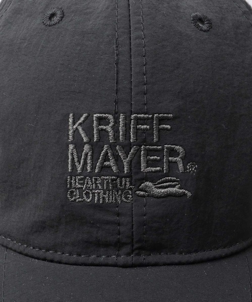KRIFF MAYER（クリフメイヤー）の「撥水加工 ナイロン キャンプキャップ 吸汗速乾スベリ使用（キャップ・メンズ・ブラック・FREE）」の22枚目の写真