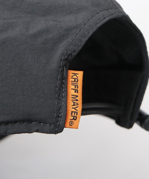 KRIFF MAYER（クリフメイヤー）の「撥水加工 ナイロン キャンプキャップ 吸汗速乾スベリ使用（キャップ・メンズ・ブラック・FREE）」の18枚目の写真