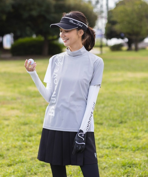 UNDOVEgolf×三枝こころコラボ＞【UV/吸水速乾/接触冷感/紫外線対策/暑
