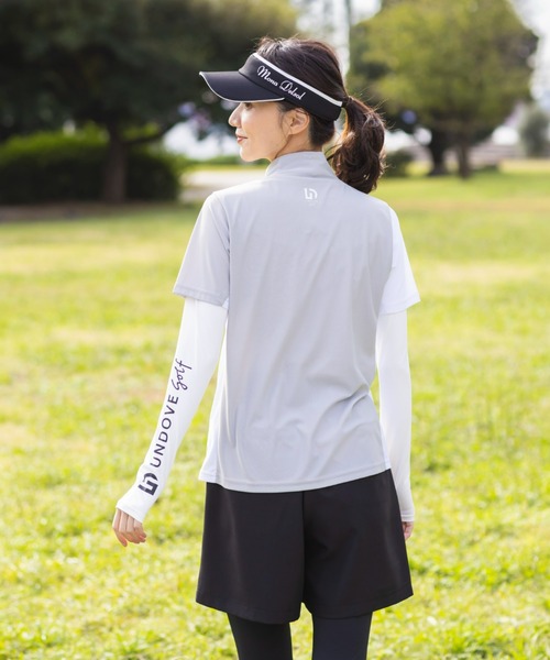 UNDOVEgolf×三枝こころコラボ＞【UV/吸水速乾/接触冷感/紫外線対策/暑