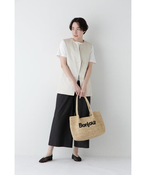 human woman（ヒューマンウーマン）の「【5サイズ展開】◆コットンポリレーヨンリネンマリンパンツ（その他パンツ・レディース・グレー系その他/ベージュ系その他2/ベージュ・X-LARGE/LARGE/MEDIUM/SMALL/X-SMALL）」の13枚目の写真