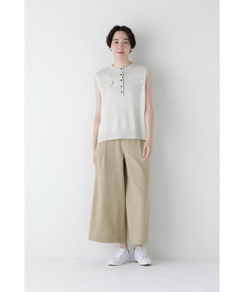 human woman（ヒューマンウーマン）の「【5サイズ展開】◆コットンポリレーヨンリネンマリンパンツ（その他パンツ・レディース・グレー系その他/ベージュ系その他2/ベージュ・X-LARGE/LARGE/MEDIUM/SMALL/X-SMALL）」の20枚目の写真