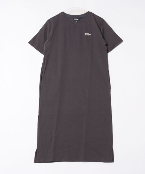 Eddie Bauer(エディーバウアー)の「Vネック 半袖 Tシャツ ワンピース(ワンピース・レディース・チャコールグレー/セージグリーン/ネイビー・S/M/L/XL)」の16枚目の写真