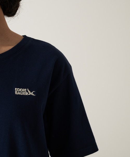Eddie Bauer(エディーバウアー)の「Vネック 半袖 Tシャツ ワンピース(ワンピース・レディース・チャコールグレー/セージグリーン/ネイビー・S/M/L/XL)」の10枚目の写真