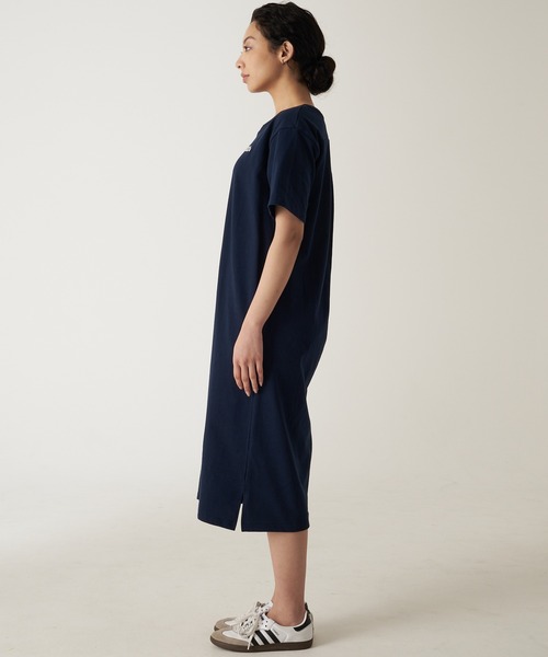 Eddie Bauer(エディーバウアー)の「Vネック 半袖 Tシャツ ワンピース(ワンピース・レディース・チャコールグレー/セージグリーン/ネイビー・S/M/L/XL)」の7枚目の写真