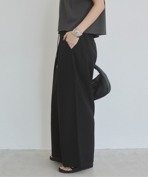 ANGIE（アンジー）の「【セットアップ対応】ワイド イージーパンツ（その他パンツ・レディース・ブラック/ホワイト系その他/ブラウン・FREE）」の21枚目の写真