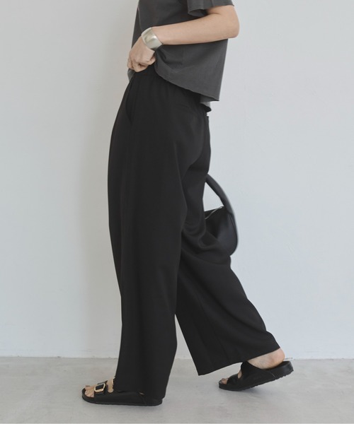 ANGIE（アンジー）の「【セットアップ対応】ワイド イージーパンツ（その他パンツ・レディース・ブラック/ホワイト系その他/ブラウン・FREE）」の20枚目の写真