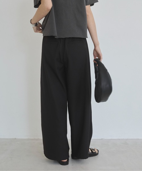 ANGIE（アンジー）の「【セットアップ対応】ワイド イージーパンツ（その他パンツ・レディース・ブラック/ホワイト系その他/ブラウン・FREE）」の19枚目の写真