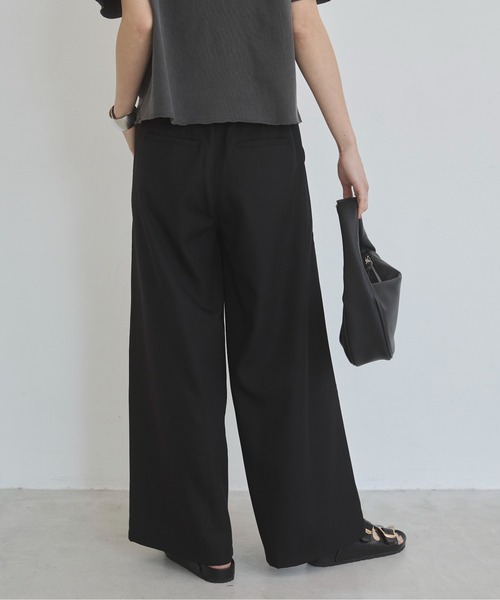 ANGIE（アンジー）の「【セットアップ対応】ワイド イージーパンツ（その他パンツ・レディース・ブラック/ホワイト系その他/ブラウン・FREE）」の18枚目の写真