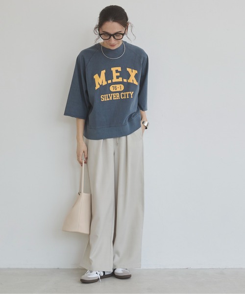 ANGIE（アンジー）の「【セットアップ対応】ワイド イージーパンツ（その他パンツ・レディース・ブラック/ホワイト系その他/ブラウン・FREE）」の8枚目の写真