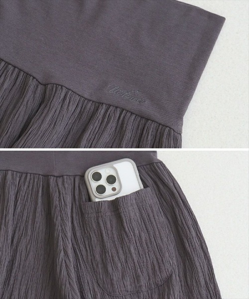 tu-hacci（ツーハッチ）の「大人の上品ステテコパンツ「腹巻付き」冷え対策（その他ルームウェア・レディース・カーキブラウン/チャコール/ブラック/グレー系その他/ブラウン系その他/ブラック系その他・MEDIUM/LARGE）」の14枚目の写真