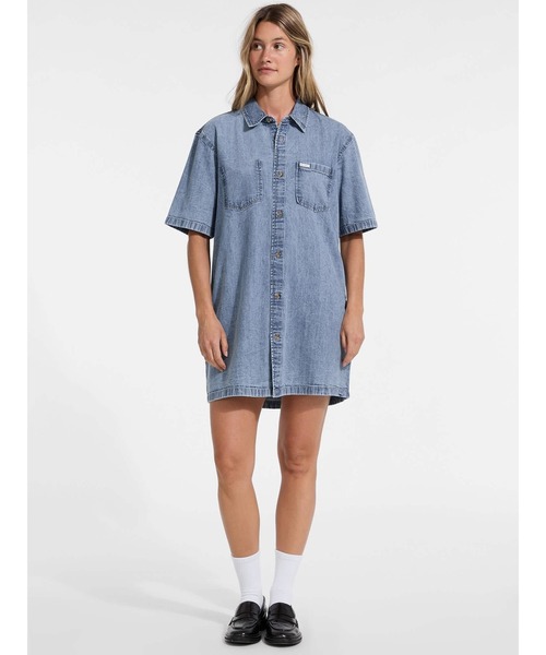 Wonderful World Kaneko Isao デニム生地 ドレス 8a4083305e2931f173feb285e5d478