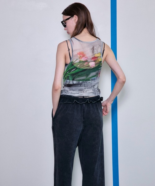 MAISON SPECIAL（メゾンスペシャル）の「Tulip Gather Mesh Tank
