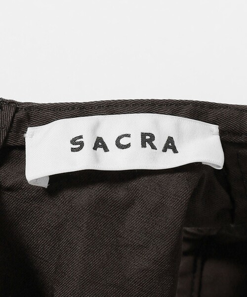 SACRA（サクラ）の「＜SACRA＞ギャバ バックジップ ノースリーブ ワンピース（ワンピース・レディース・ダークグレー・38）」の10枚目の写真