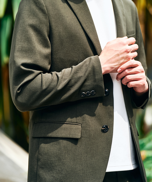 417 EDIFICE(フォーワンセブンエディフィス)の「ワルツ フレッシュ ツイル セットアップ(セットアップ・メンズ・ベージュ/ネイビー/ブラック/カーキ・SMALL/MEDIUM/LARGE/X-LARGE/XX-LARGE)」の15枚目の写真