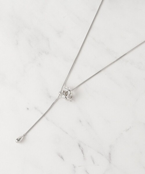 SHOO・LA・RUE（シューラルー）の「【2WAY】ミニクリアリングネックレス（ネックレス・レディース・シルバー/ピンクゴールド/ゴールド・00）」の2枚目の写真