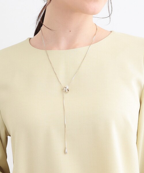 SHOO・LA・RUE（シューラルー）の「【2WAY】ミニクリアリングネックレス（ネックレス・レディース・シルバー/ピンクゴールド/ゴールド・00）」の4枚目の写真