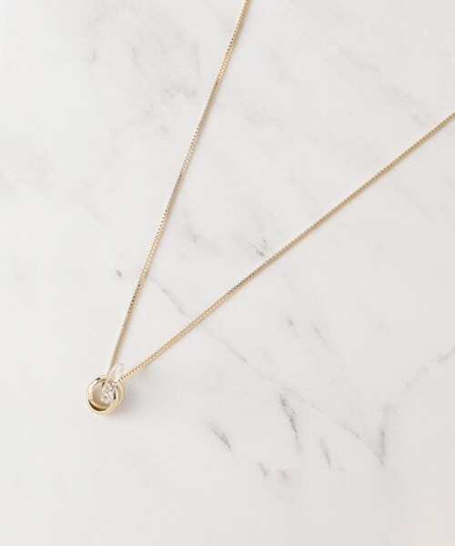 SHOO・LA・RUE（シューラルー）の「【2WAY】ミニクリアリングネックレス（ネックレス・レディース・シルバー/ピンクゴールド/ゴールド・00）」の7枚目の写真