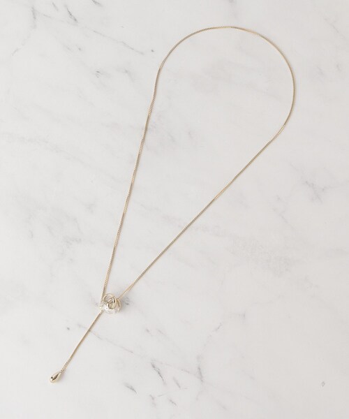 SHOO・LA・RUE（シューラルー）の「【2WAY】ミニクリアリングネックレス（ネックレス・レディース・シルバー/ピンクゴールド/ゴールド・00）」の8枚目の写真